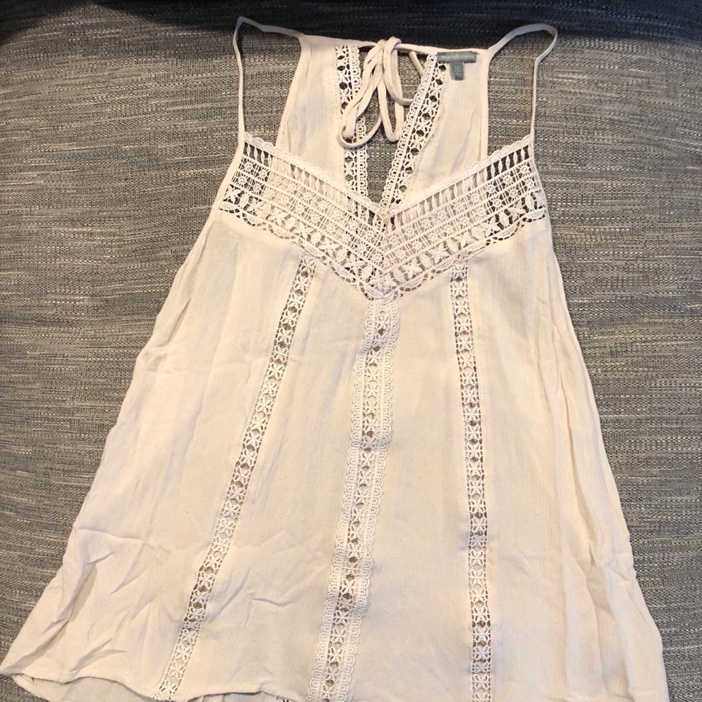 Lace detail tank